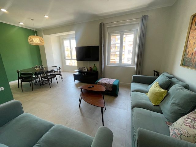 Living room of Flat to rent in Alicante / Alacant  with Air Conditioner, Heating and Furnished