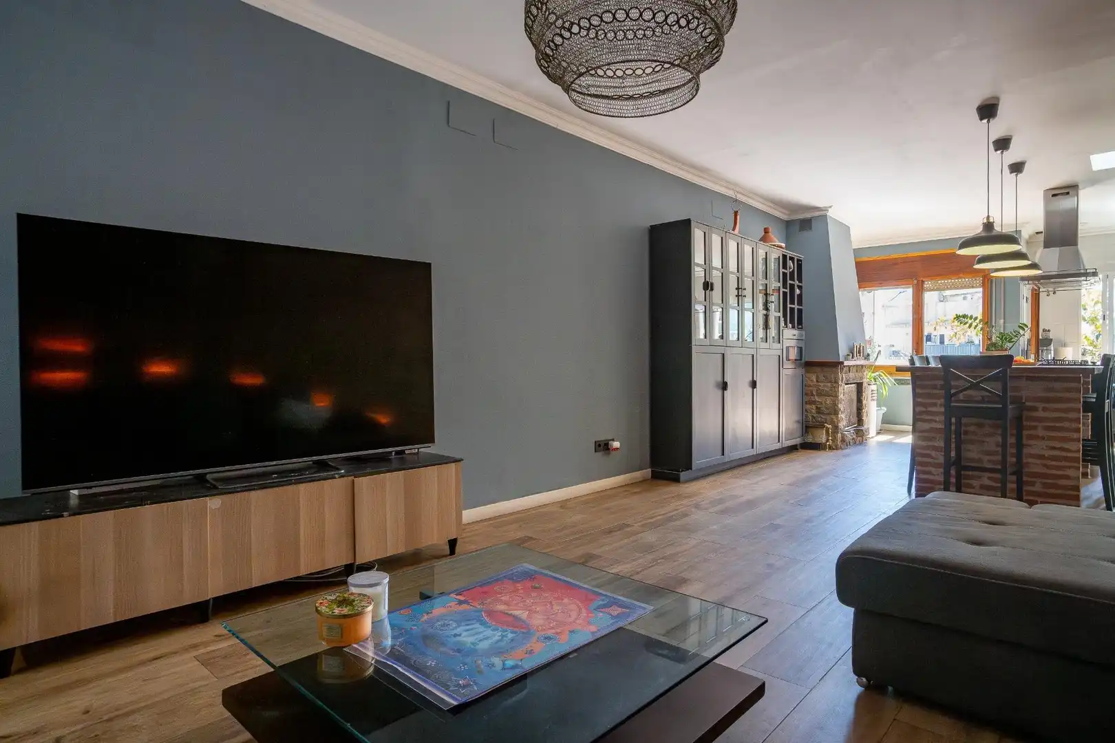 Sala de estar de Casa o chalet en venta en Terrassa con Terraza, Trastero y Balcón