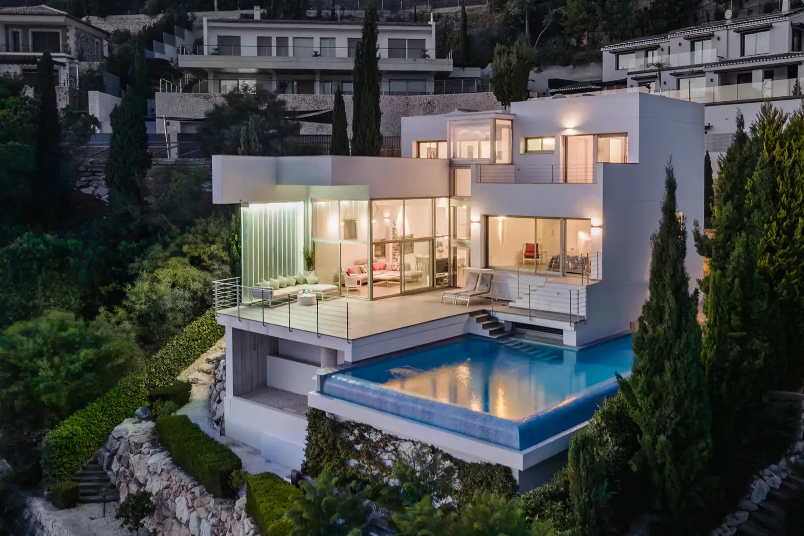 Exterior view of Houses for sale in Jávea / Xàbia  with Air Conditioner, Private garden and Terrace