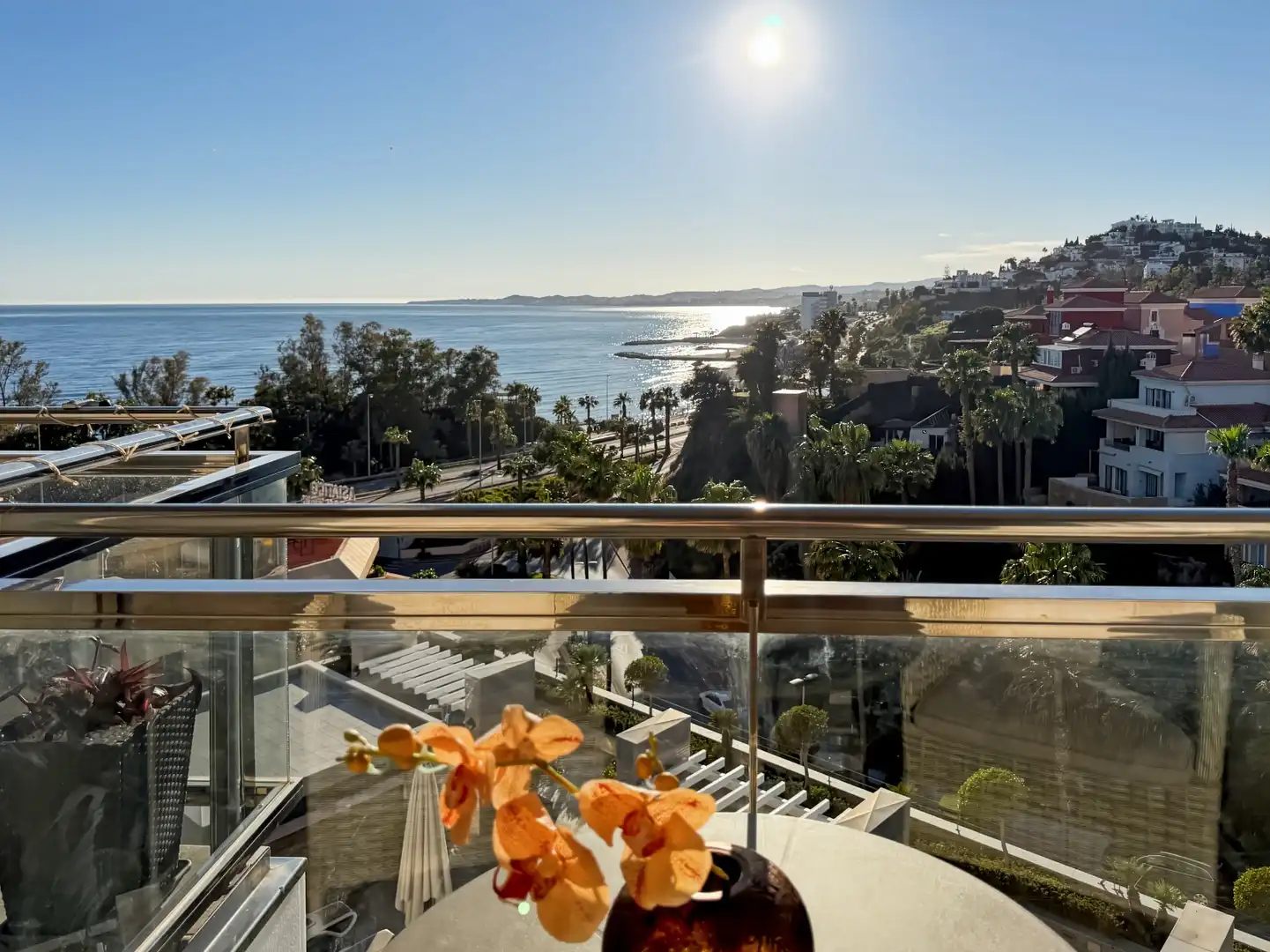 Balcony of Flat for sale in Benalmádena  with Air Conditioner, Furnished and Oven