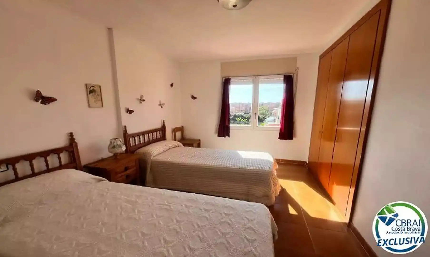 Bedroom of Flat for sale in Empuriabrava  with Air Conditioner, Terrace and Furnished