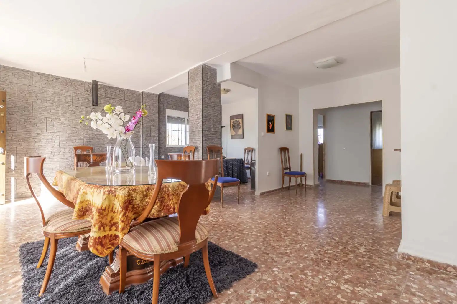 Comedor de Casa o chalet en venta en Guillena con Jardín privado, Terraza y Piscina
