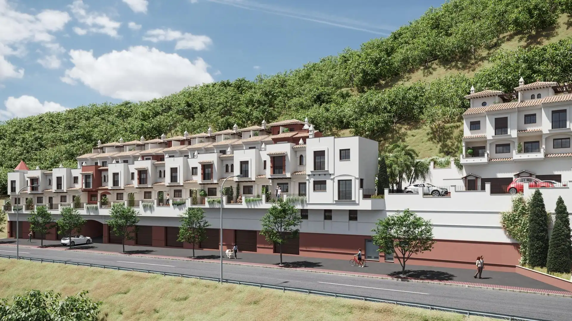 Vista exterior de Casa adosada en venda en Almuñécar amb Jardí privat, Terrassa i Traster