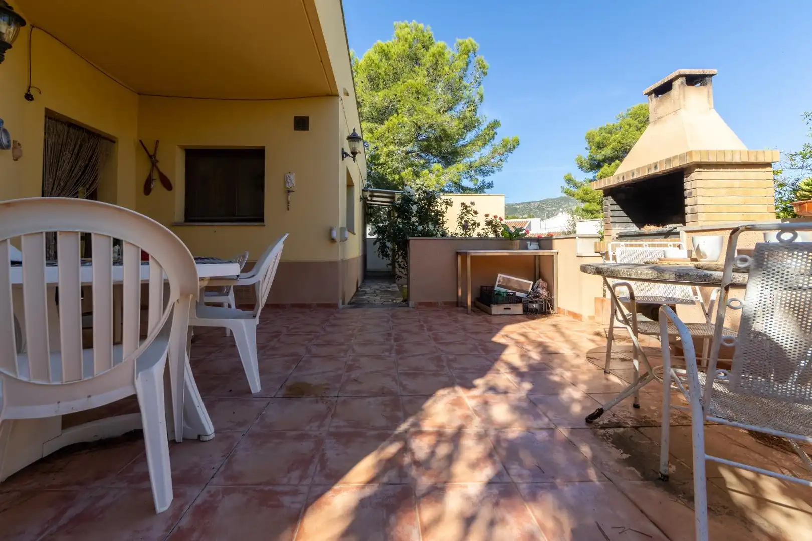 Terrassa de Casa o xalet en venda en Mont-roig del Camp amb Calefacció, Jardí privat i Terrassa