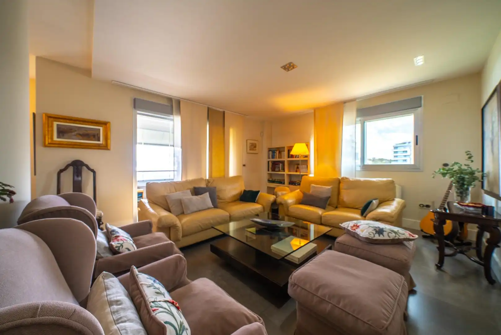 Sala de estar de Apartamento en venta en Villajoyosa / La Vila Joiosa con Aire acondicionado, Trastero y Amueblado