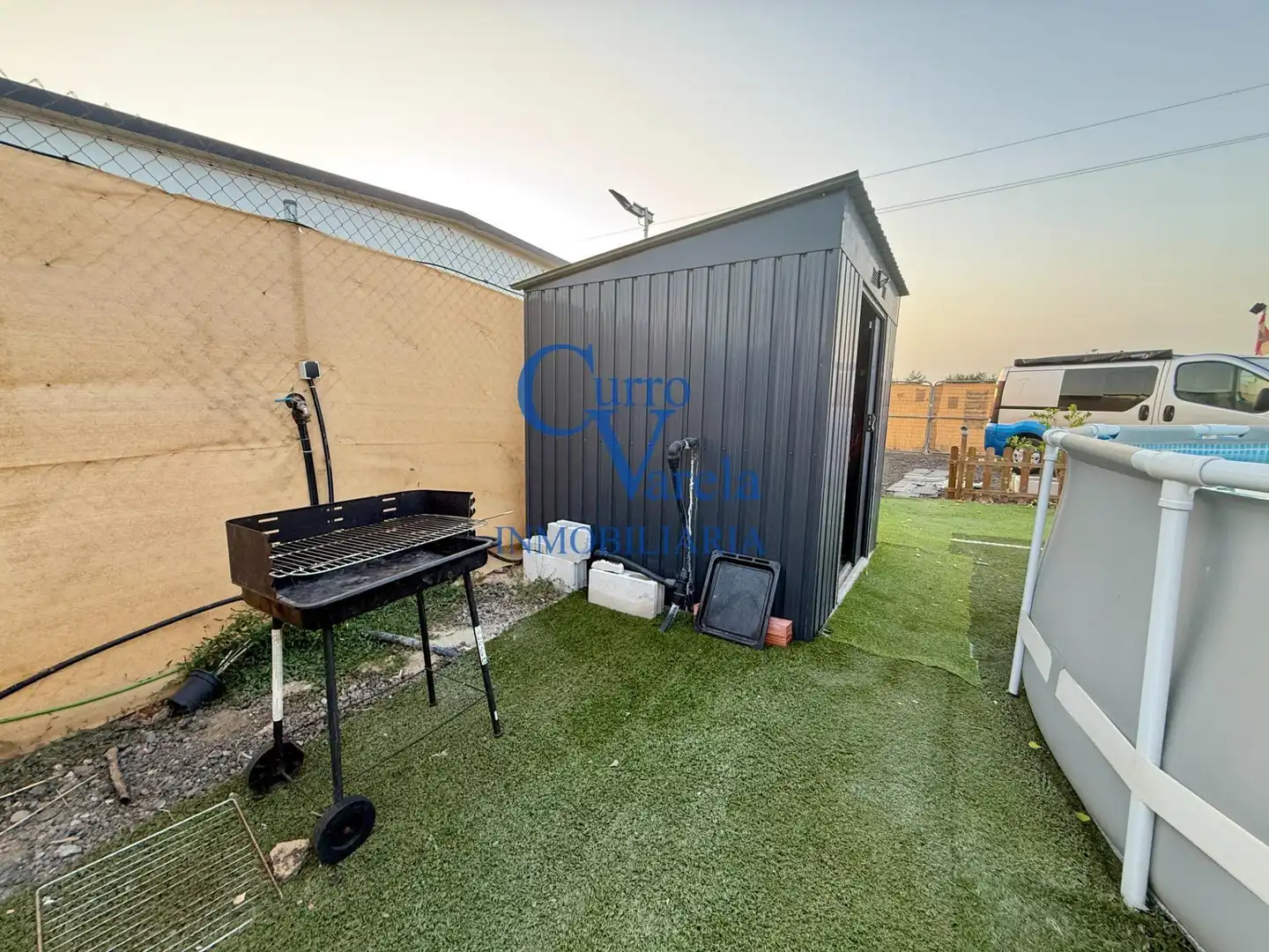 Terraza de Finca rústica en venta en Dos Hermanas con Aire acondicionado, Calefacción y Jardín privado
