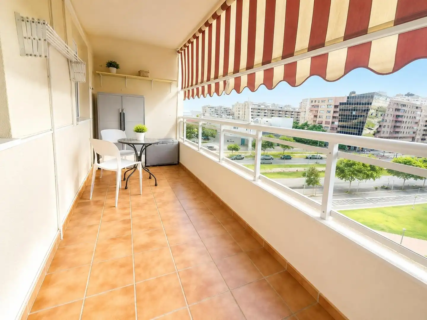 Balcony of Flat for sale in Málaga  with Air Conditioner, Terrace and Storage room