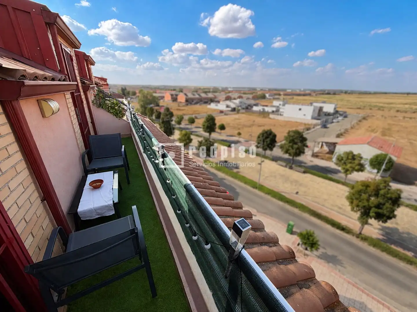 Balcony of Attic for sale in Alovera  with Air Conditioner, Heating and Parquet flooring