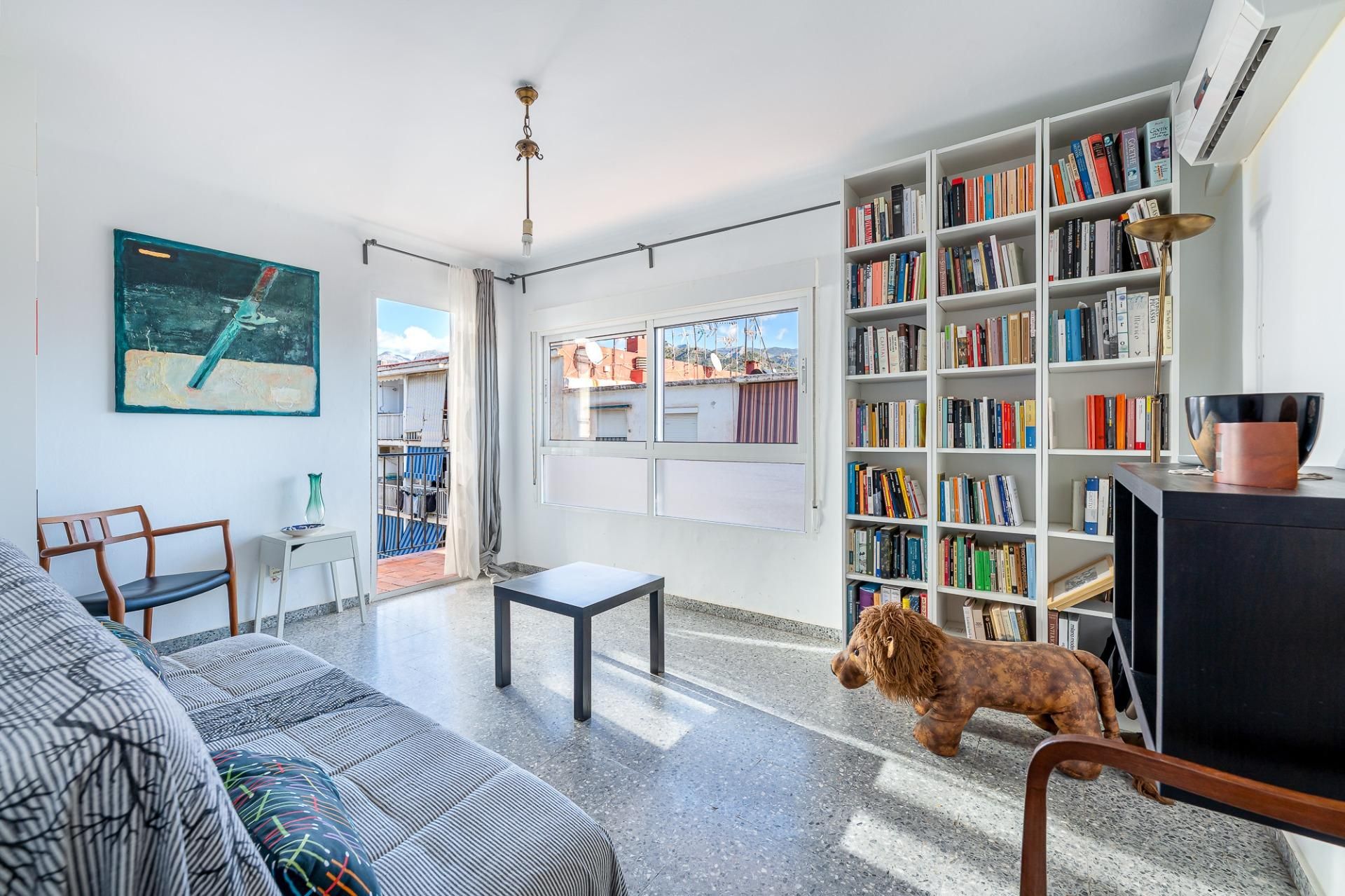 Living room of Flat for sale in Nerja  with Air Conditioner and Balcony