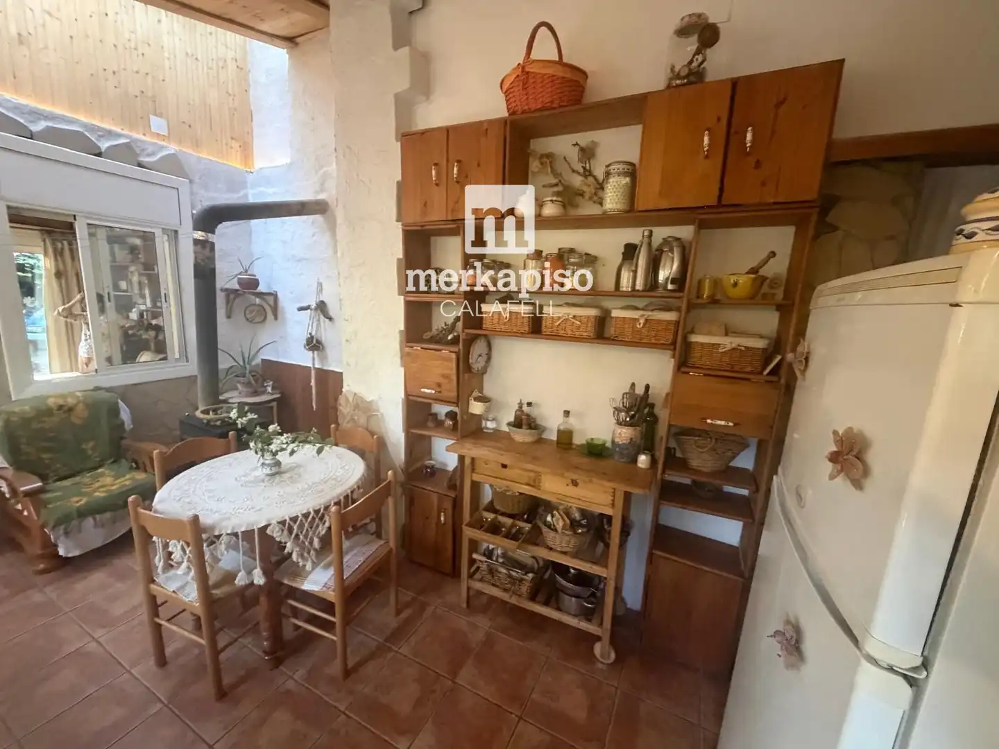 Cuina de Casa o xalet en venda en El Montmell amb Calefacció i Jardí privat