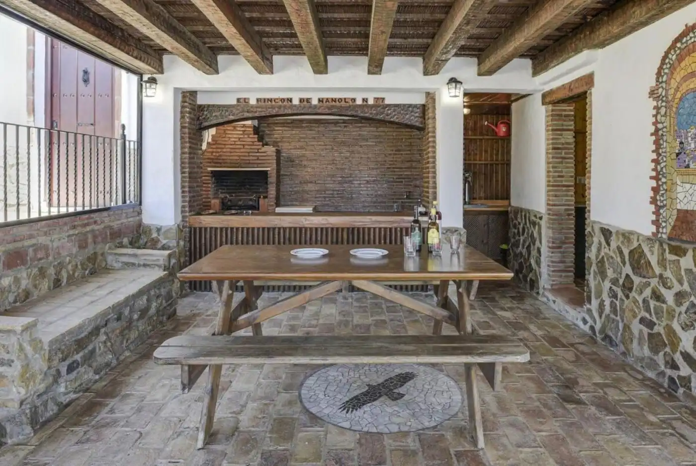 Terraza de Finca rústica en venta en Vejer de la Frontera con Aire acondicionado, Jardín privado y Terraza