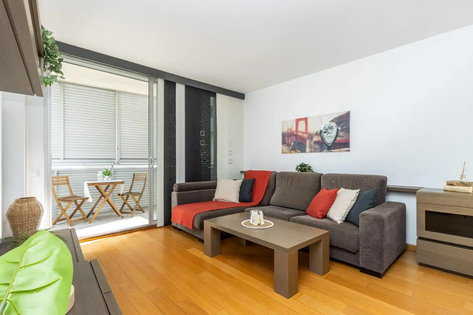 Sala de estar de Piso en venta en Sabadell con Aire acondicionado, Calefacción y Parquet