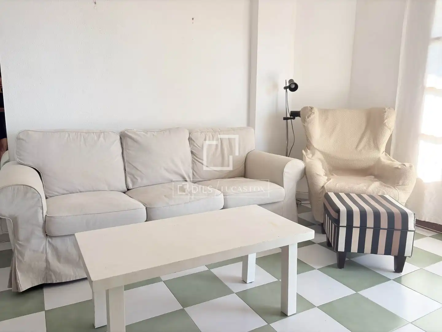 Sala de estar de Piso de alquiler en Eivissa con Amueblado y Balcón