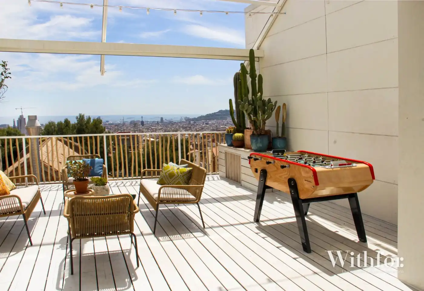 Terraza de Casa o chalet de alquiler en Barcelona con Aire acondicionado, Calefacción y Terraza