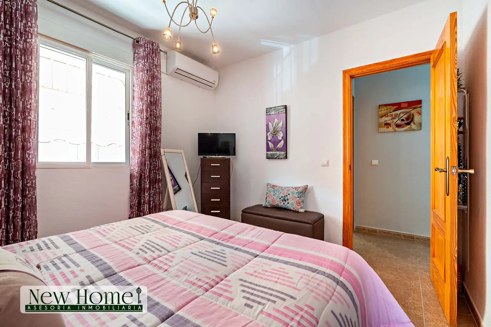 Bedroom of Detached homes for sale in Huércal de Almería  with Air Conditioner, Terrace and Furnished