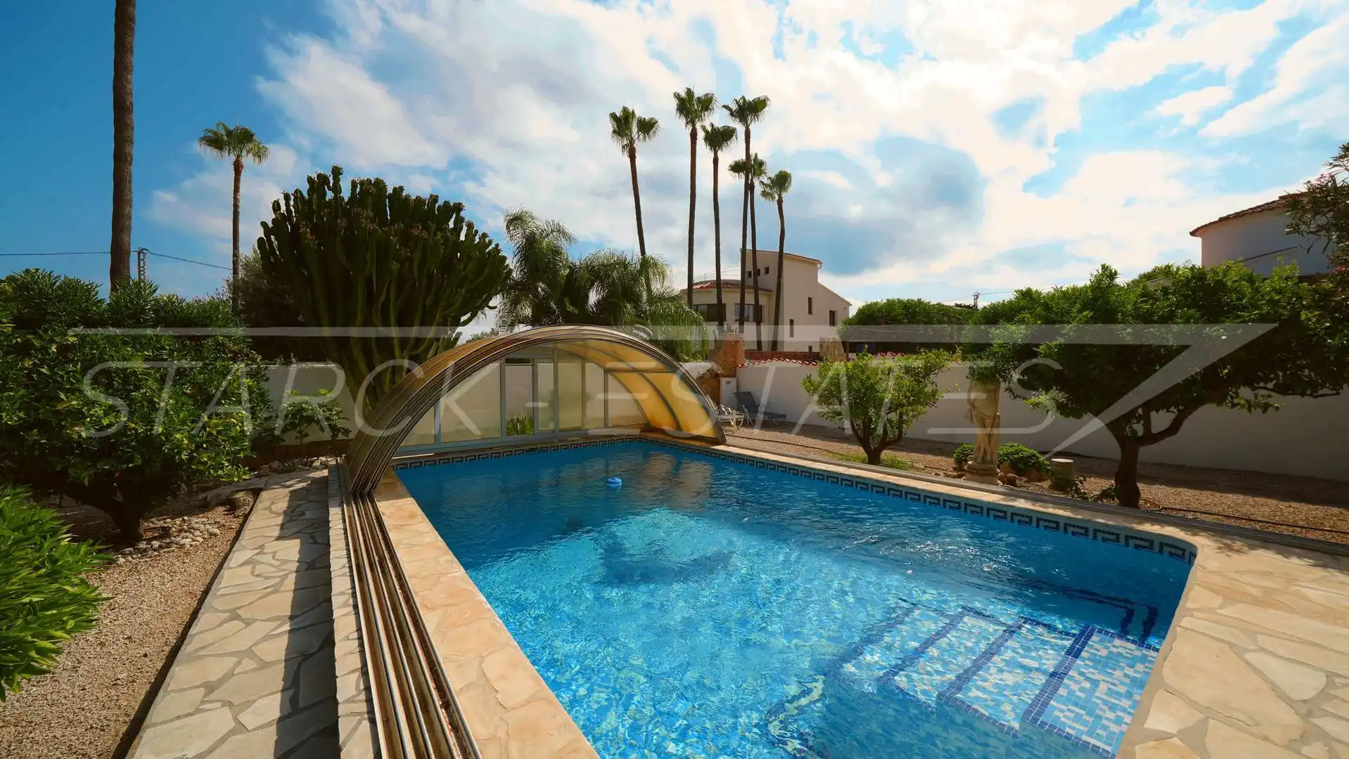 Piscina de Casa o xalet en venda en Els Poblets amb Aire condicionat, Jardí privat i Piscina