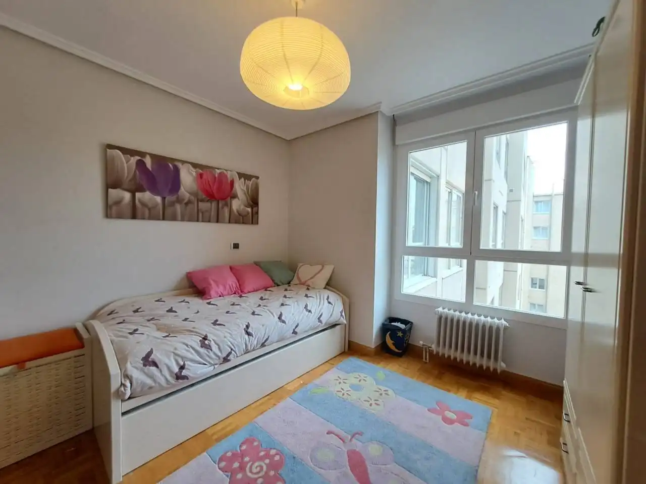 Schlafzimmer von Wohnung zur Miete in Burgos mit Heizung, Parkett und Abstellraum