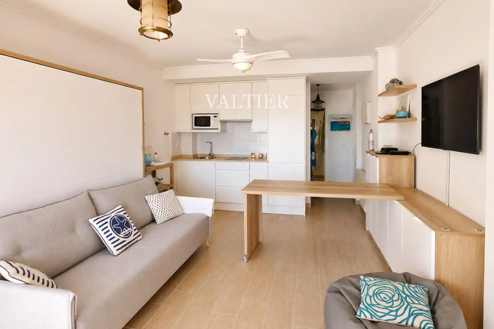 Sala de estar de Piso en venta en Jávea / Xàbia con Calefacción, Terraza y Piscina