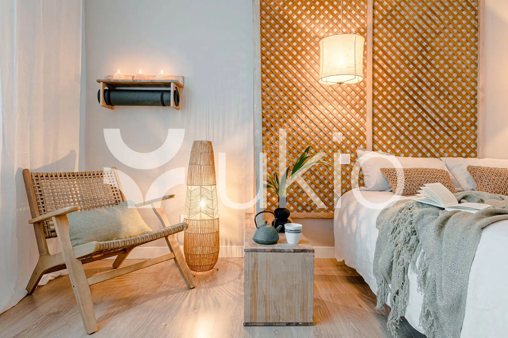 Habitación de Apartamento de alquiler en Madrid con Aire acondicionado, Calefacción y Terraza