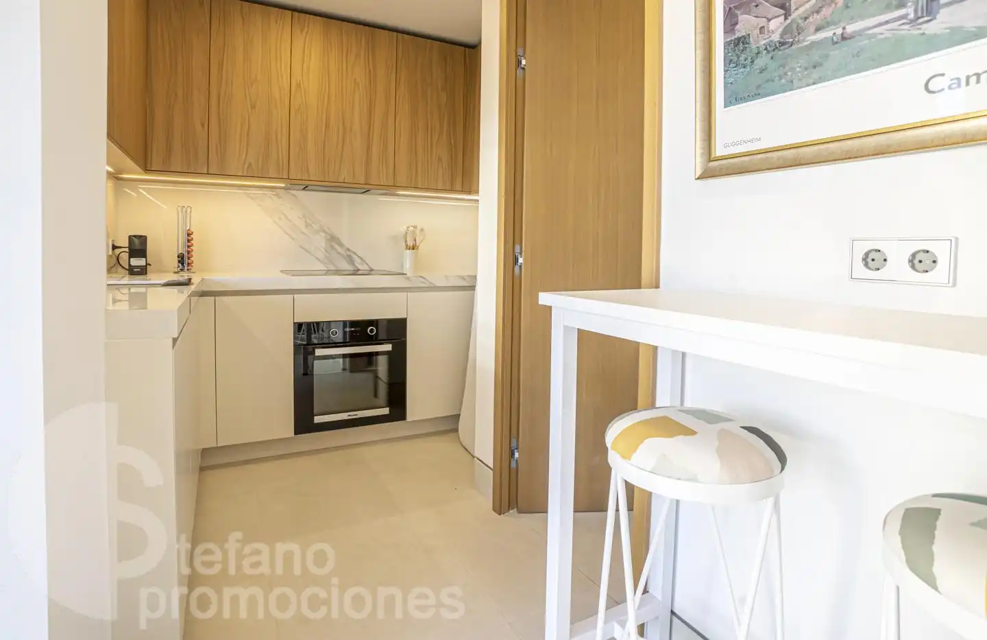 Küche von Wohnung zur Miete in Málaga mit Klimaanlage, Heizung und Terrasse