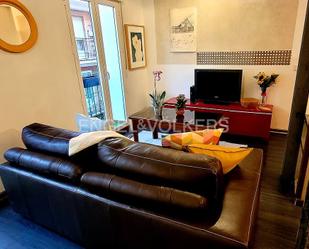 Living room of Loft to rent in  Madrid Capital  with Air Conditioner, Heating and Parquet flooring