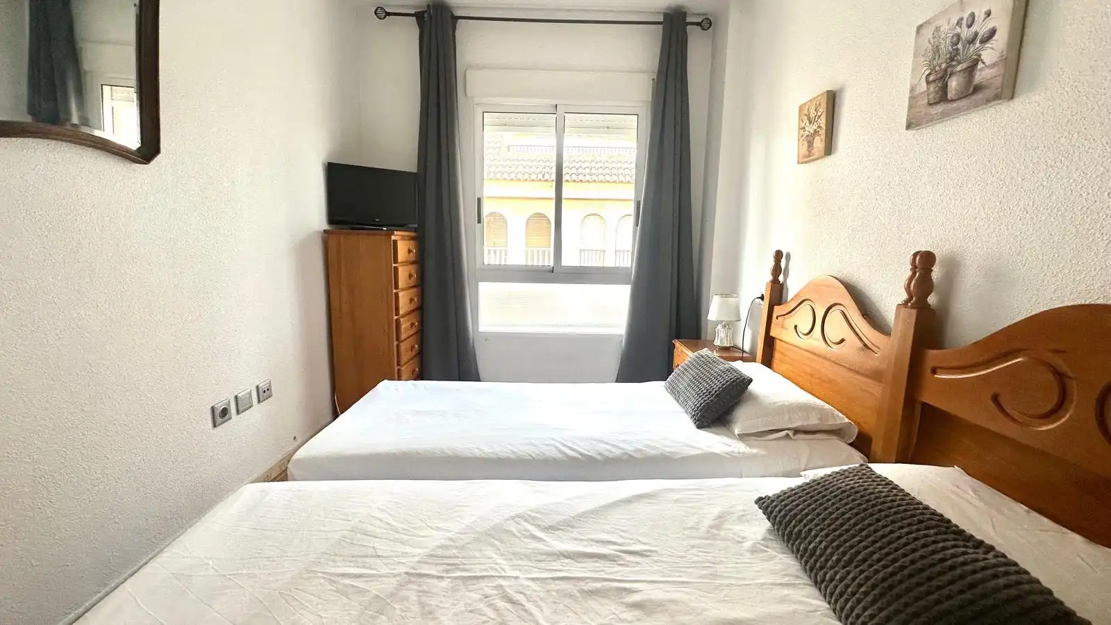 Bedroom of Flat for rent in Torrevieja  with Heating, Furnished and Washing machine