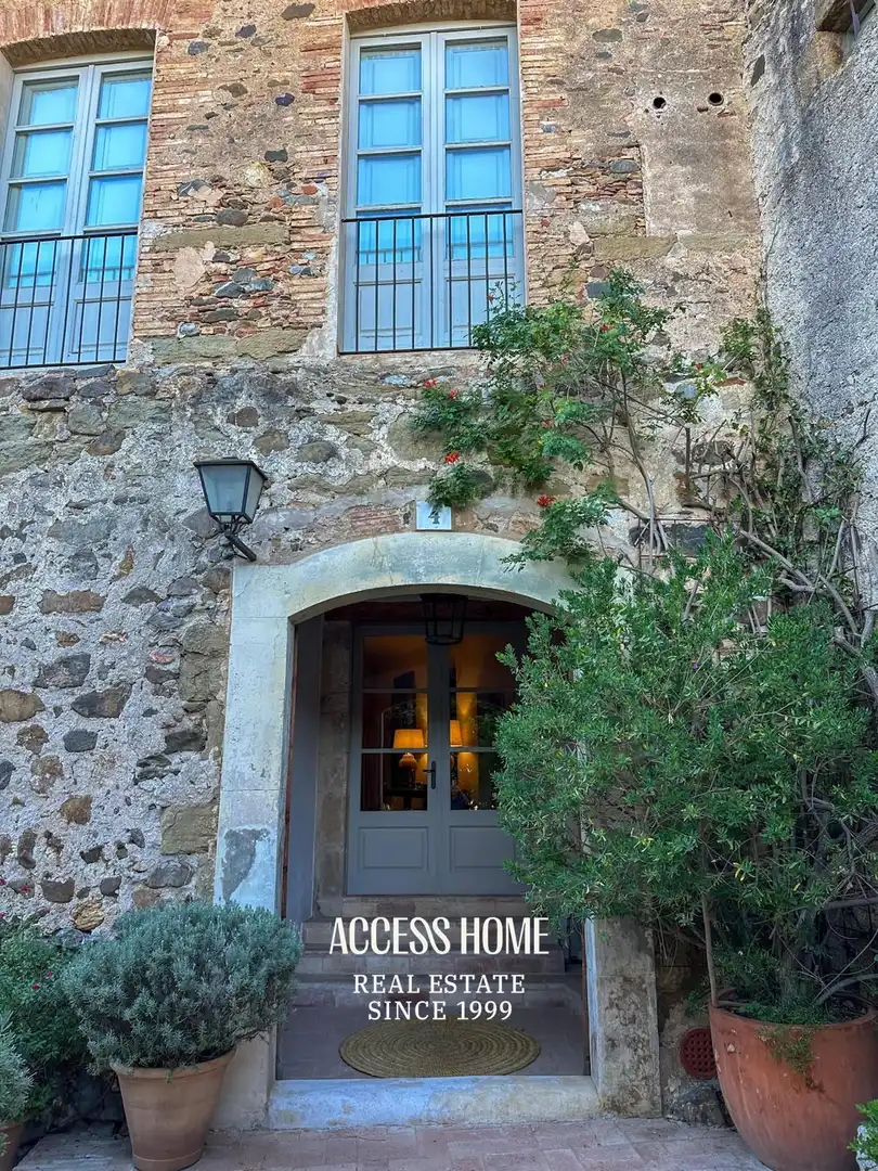Vista exterior de Casa o chalet en venta en Cruïlles, Monells I Sant Sadurní de L'Heura con Calefacción, Jardín privado y Terraza