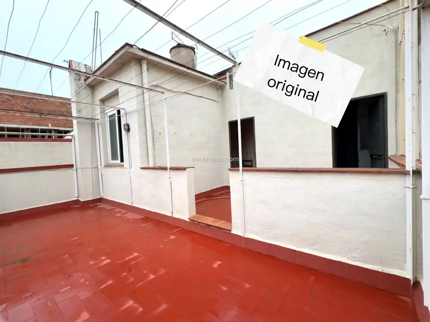 Balcony of Flat for sale in Terrassa  with Terrace and Alarm