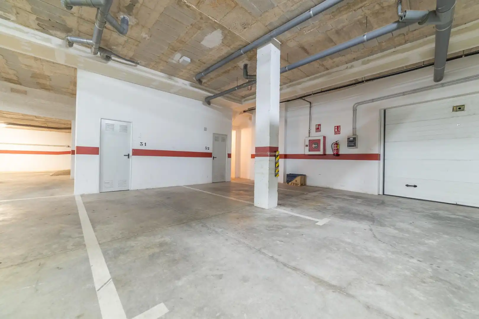 Parking of Flat for sale in San Javier  with Air Conditioner, Terrace and Storage room