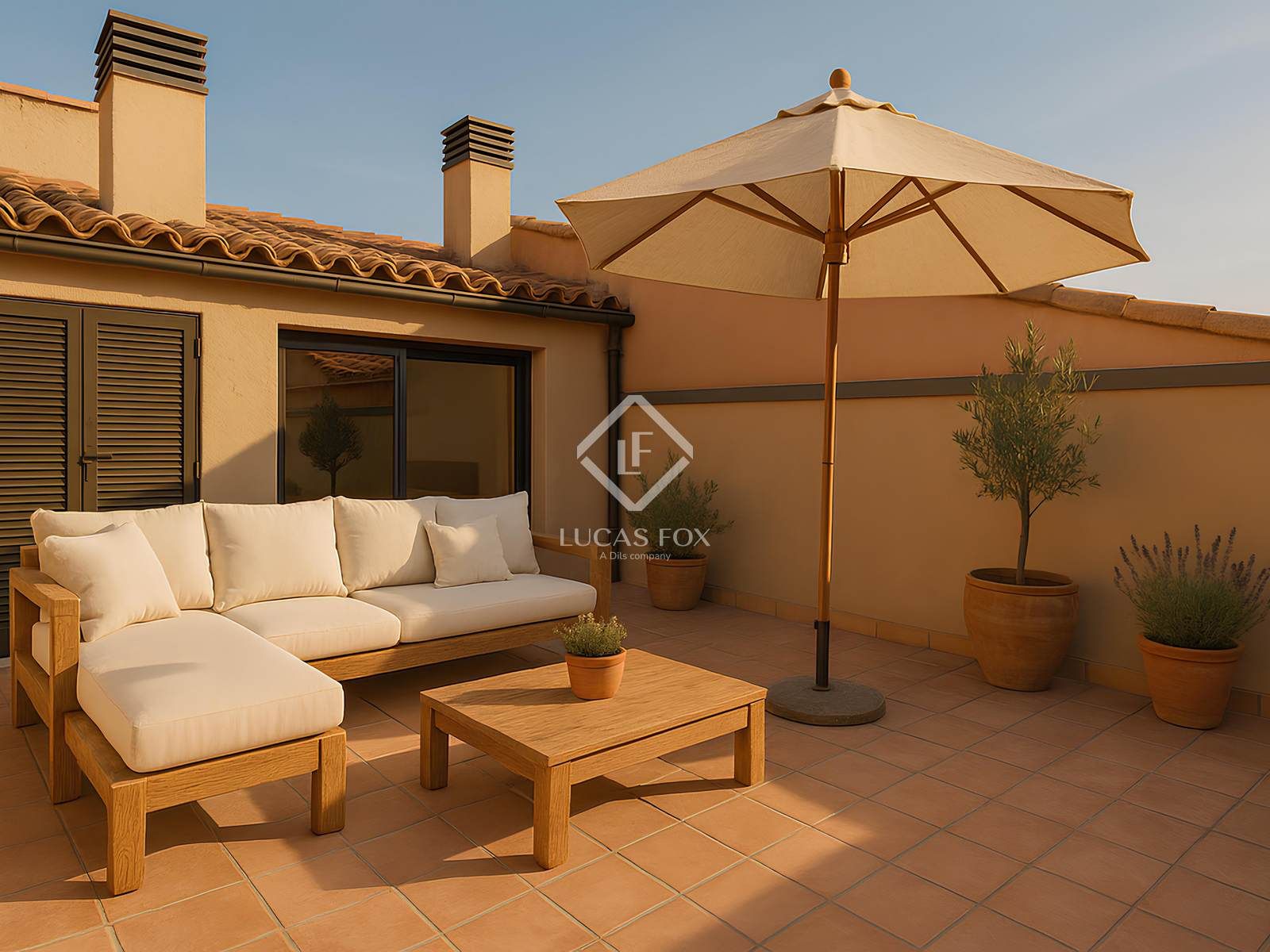 Terrace of Attic for sale in Sant Feliu de Llobregat  with Air Conditioner, Heating and Parquet flooring