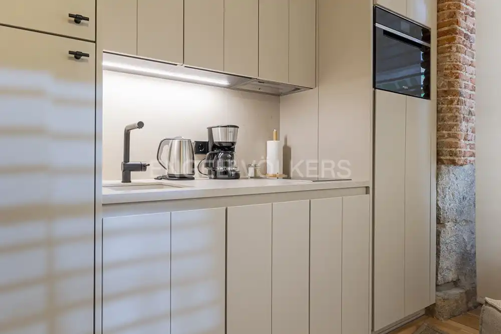 Cocina de Piso de alquiler en Madrid con Aire acondicionado, Calefacción y Amueblado