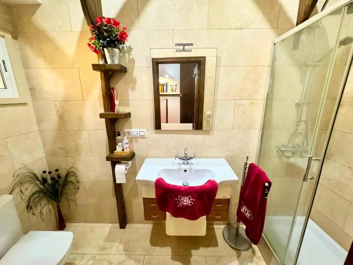 Bany de Casa o xalet en venda en Elche / Elx amb Aire condicionat, Jardí privat i Terrassa