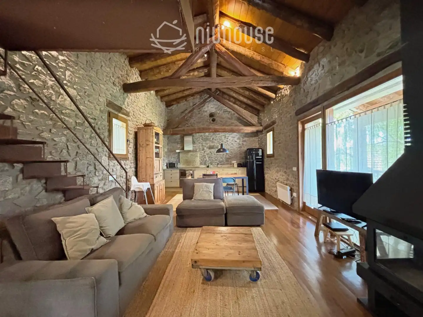 Sala de estar de Casa adosada en venta en Dorres