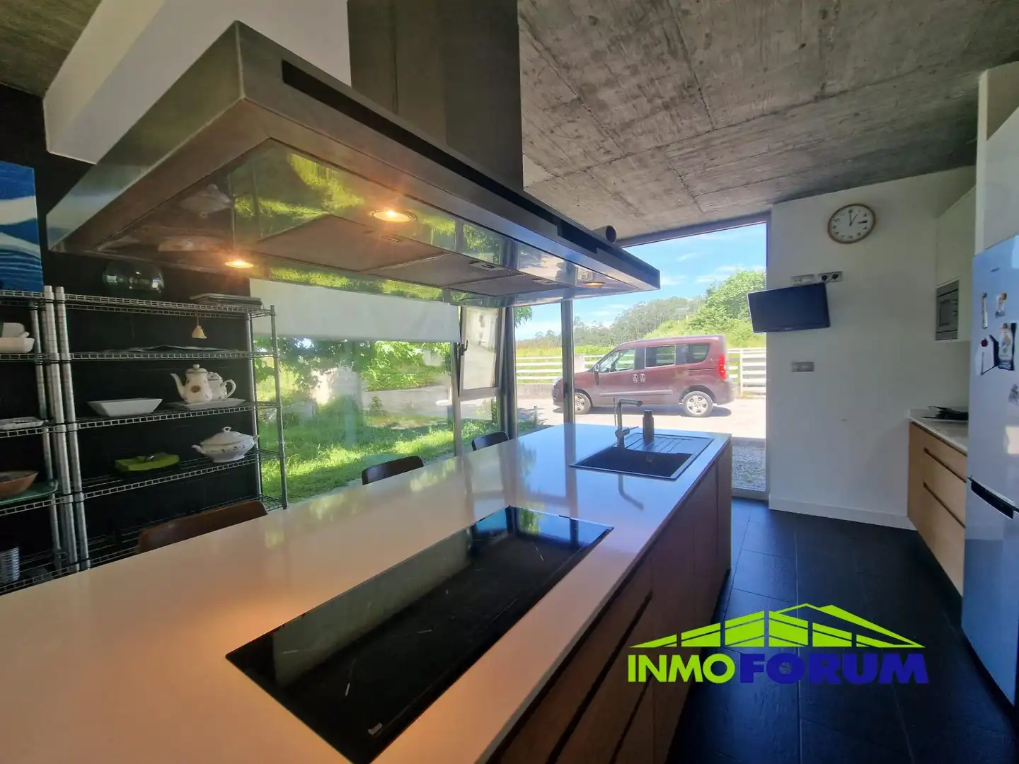 Cocina de Casa o chalet en venta en Miño con Jardín privado, Terraza y Trastero