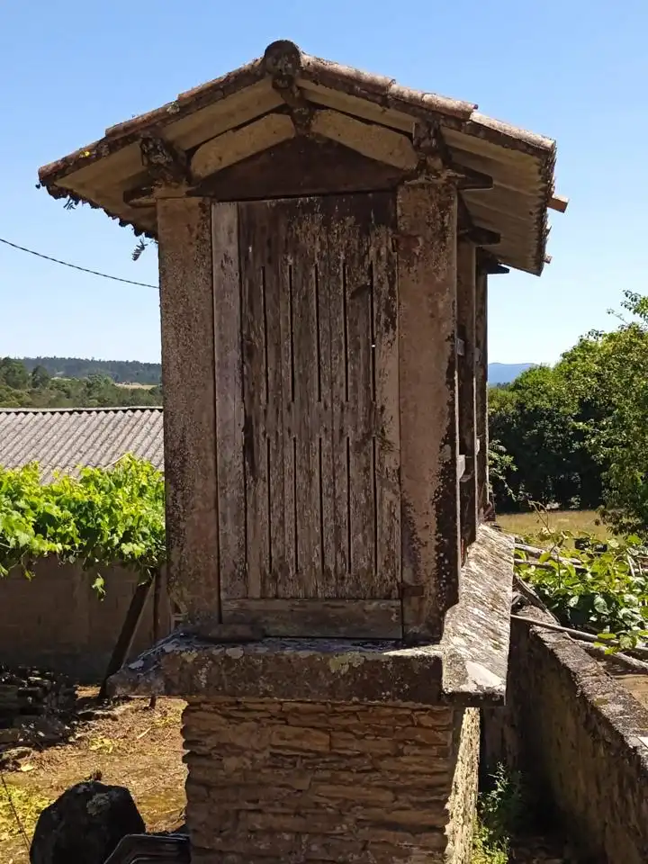 Vista exterior de Finca rústica en venda en Santiago de Compostela 