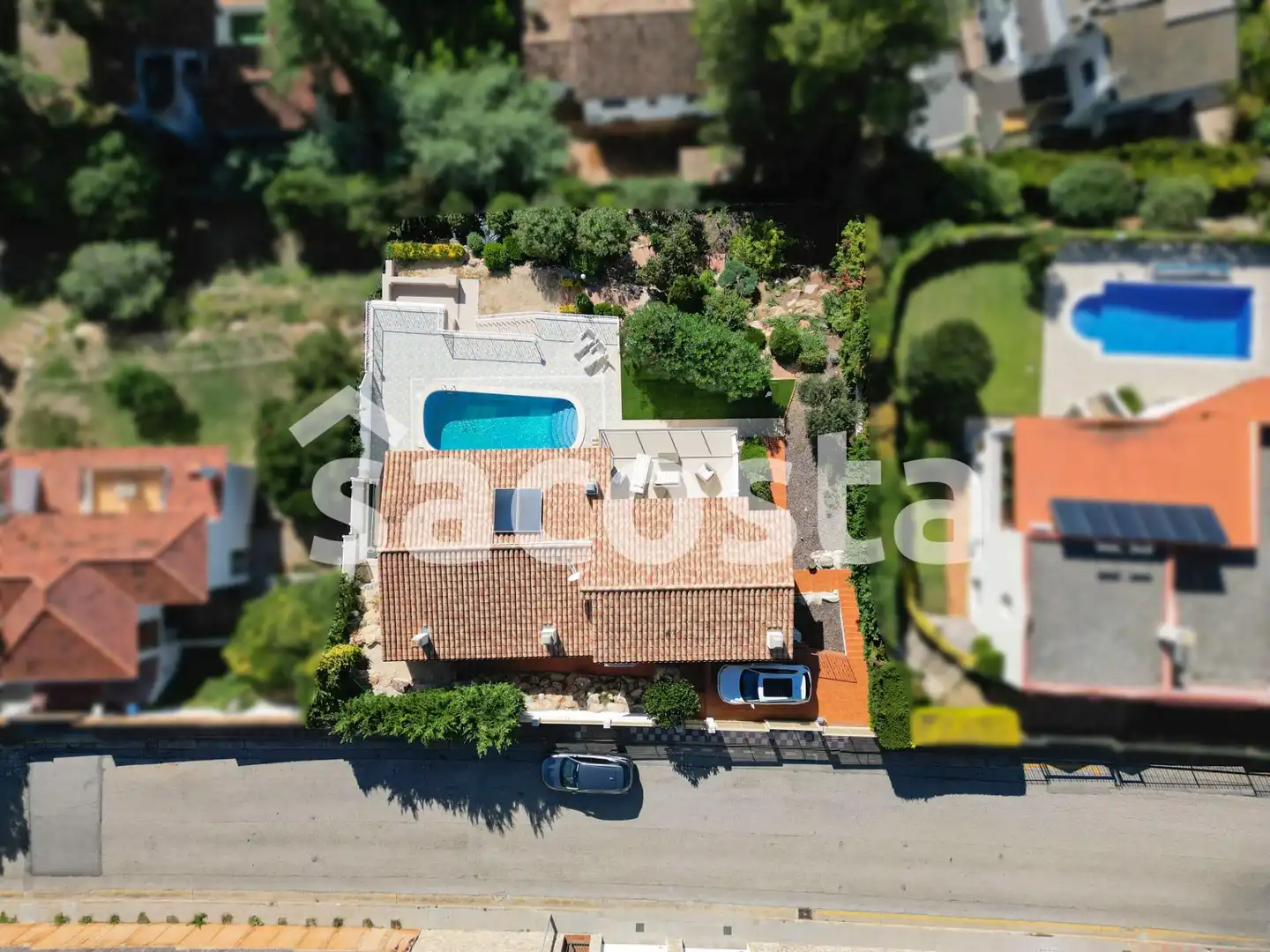 Vista exterior de Casa o chalet en venta en Blanes con Terraza, Piscina y Amueblado