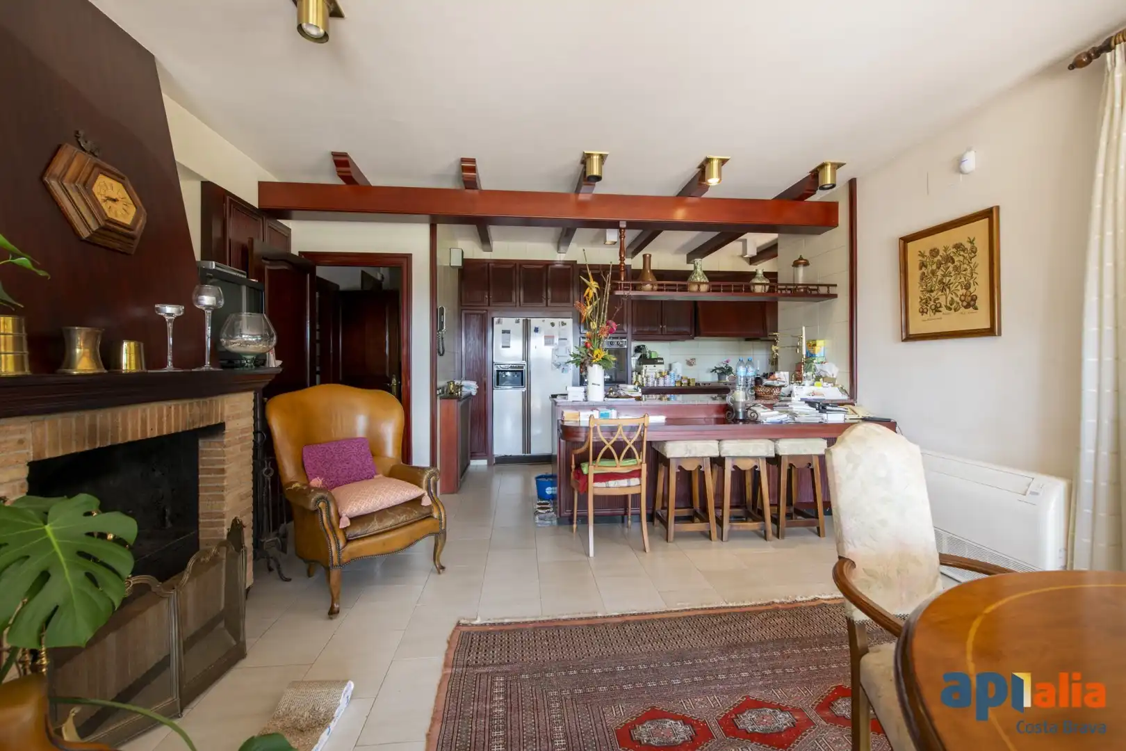 Comedor de Finca rústica en venta en Cornellà del Terri con Aire acondicionado, Calefacción y Terraza