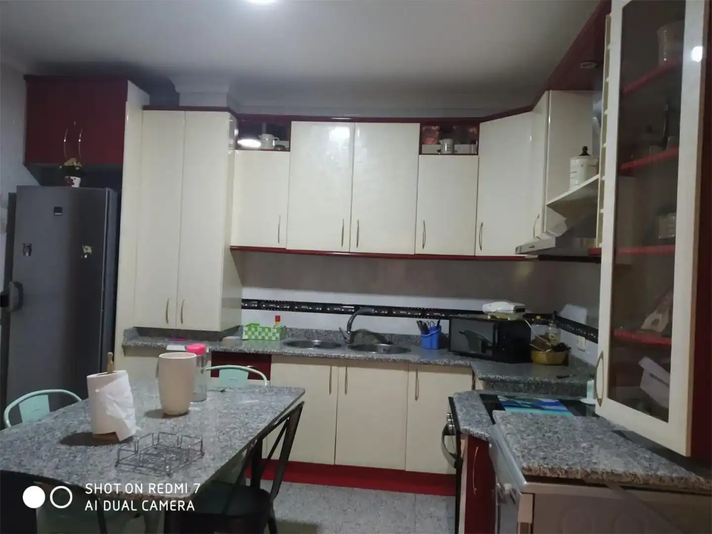 Cuina de Casa adosada en venda en Olula del Río amb Aire condicionat, Traster i Moblat