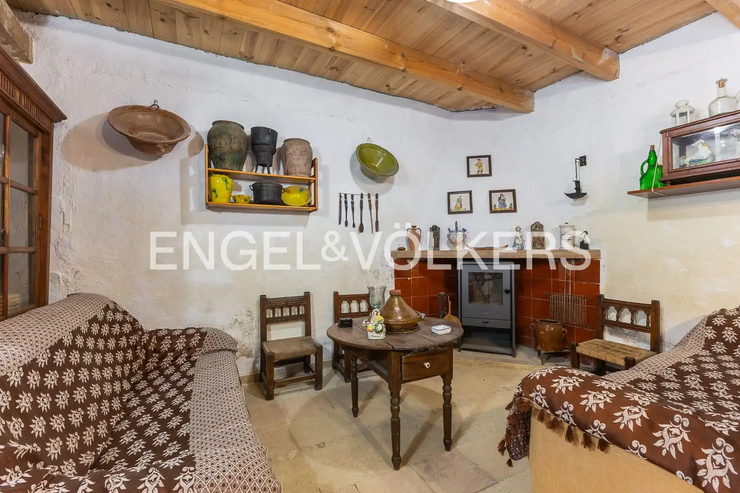 Sala de estar de Casa o chalet en venta en Almoines con Calefacción, Trastero y Amueblado