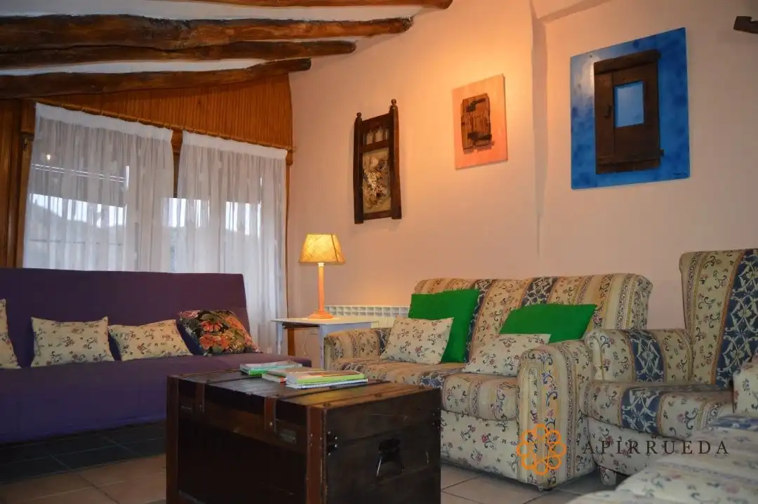 Living room of Houses for sale in Bijuesca  with Heating and Furnished
