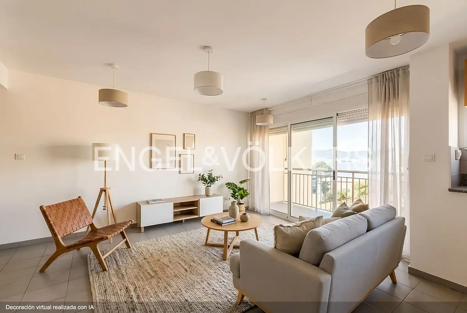Living room of Flat for sale in Cullera  with Heating, Private garden and Terrace