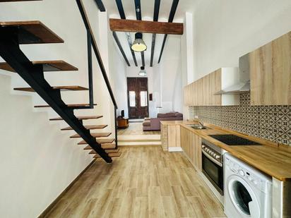Kitchen of Planta baja to rent in  Valencia Capital  with Air Conditioner and Terrace