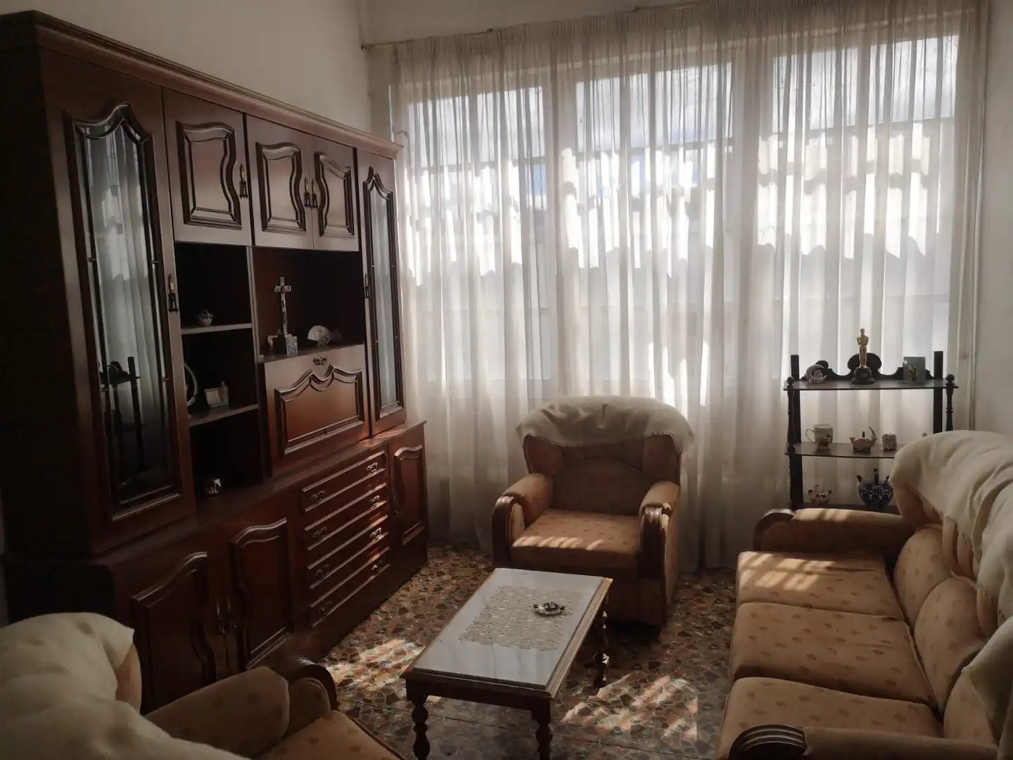 Sala de estar de Casa o chalet en venta en Carballedo con Jardín privado, Amueblado y Balcón