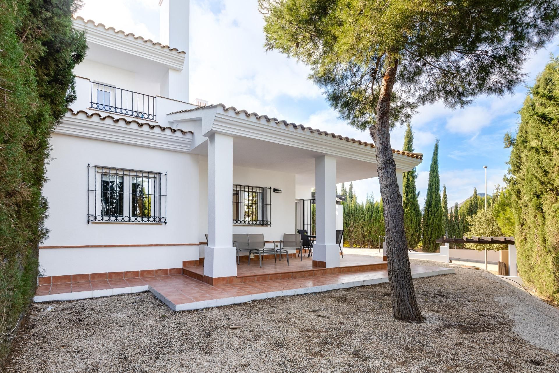 Exterior view of Single-family semi-detached for sale in Fuente Álamo de Murcia  with Private garden, Terrace and Community pool