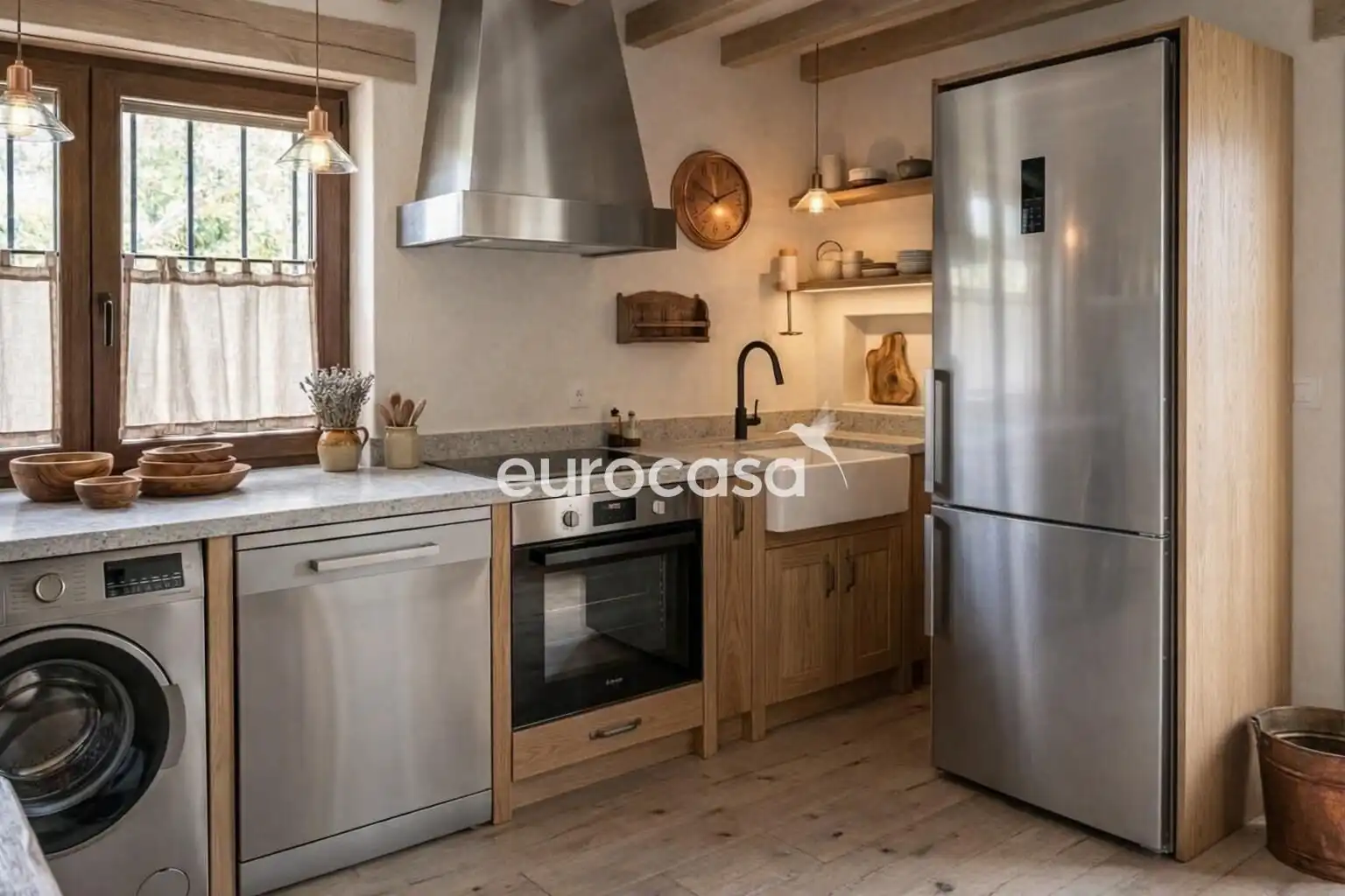 Cocina de Casa o chalet en venta en Castañeda con Calefacción, Jardín privado y Terraza