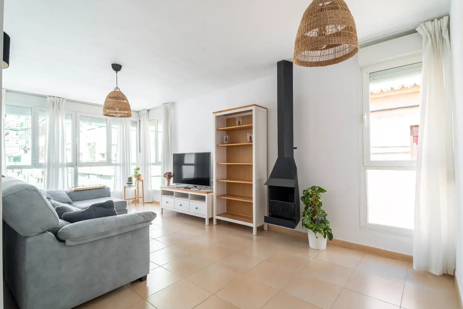 Living room of Attic for sale in  Palma de Mallorca  with Air Conditioner, Heating and Storage room