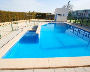 Swimming pool of Single-family semi-detached for sale in Chinchilla de Monte-Aragón  with Private garden, Terrace and Storage room