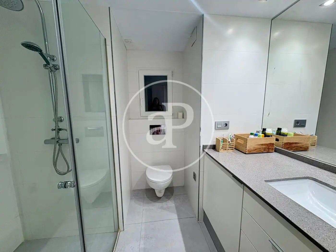Badezimmer von Wohnung zur Miete in Canet d'En Berenguer mit Klimaanlage, Heizung und Privatgarten