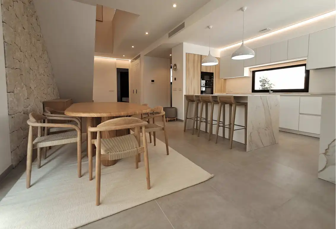 Kitchen of Houses for sale in L'Alfàs del Pi  with Private garden, Terrace and Swimming Pool