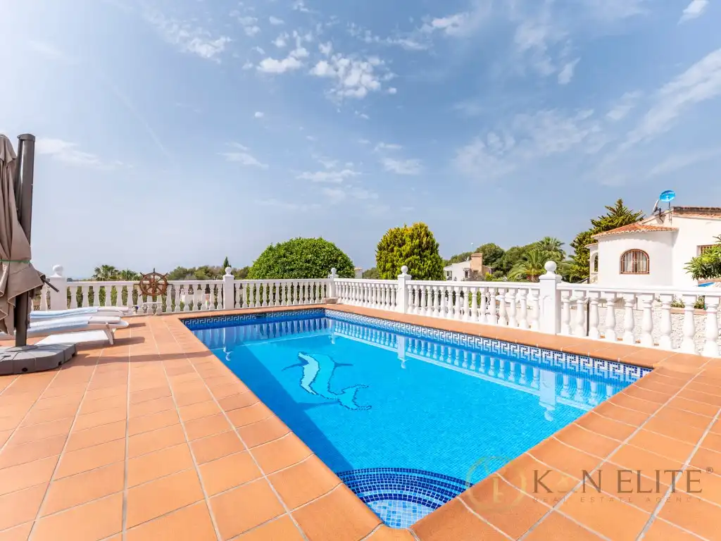 Piscina de Casa o chalet en venta en Moraira con Aire acondicionado, Jardín privado y Terraza